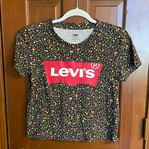 Levi's Juniors Floral CropTop EUC